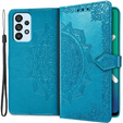 Flip case for Samsung Galaxy A53 5G, Mandala, blue