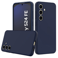 Case for Samsung Galaxy S24 FE, Silicone MagSafe, dark blue