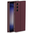 Flip case for Samsung Galaxy S23 Plus, GKK Leather, maroon