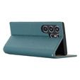 Leather case for Samsung Galaxy S23 Ultra, ERBORD Grain Leather, blue