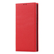 Leather case for Samsung Galaxy S23 Plus, ERBORD Grain Leather, red