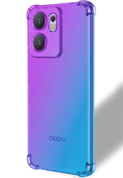 Case for Oppo Reno 13F / Oppo Reno 13FS, Gradient Dropproof, Purple / blue