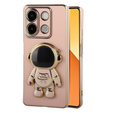 Case for Xiaomi Redmi Note 13 5G, Astronaut, pink + 9H Tempered Glass