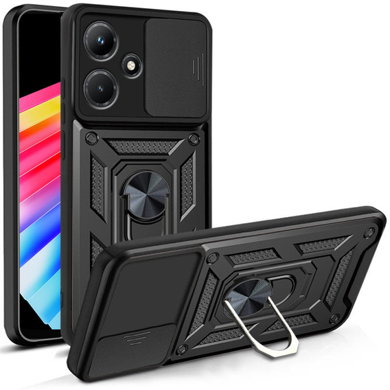 Case for Infinix Hot 30i, CamShield Slide, black