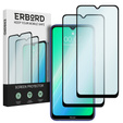 2x Tempered Glass for Xiaomi Redmi Note 8T, ERBORD 3D full display