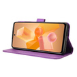 Flip case for Infinix Hot 40i, Wallet Smart Magnet, purple