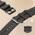 Quickfit Leather Strap for Garmin Fenix 5X/6X/6X PRO/7X watches.
