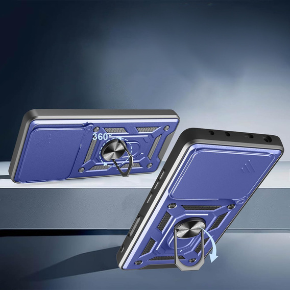 Case for Honor 400 Lite, CamShield Slide, blue