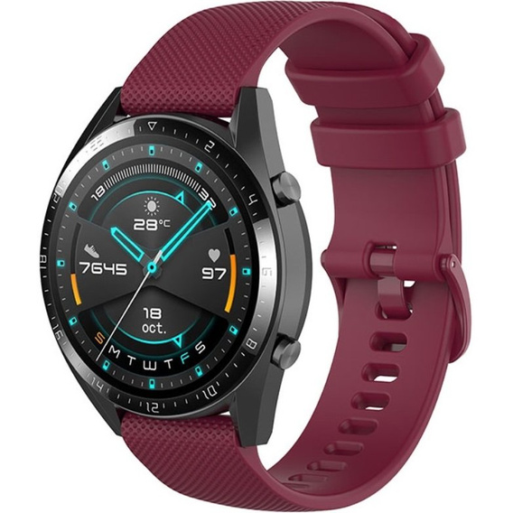 Silicone strap for Huawei Watch GT Runner / GT 3 46mm, Army Green