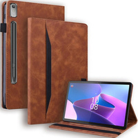 Case for Lenovo Tab P11 Pro Gen 2 TB132FU TB132XU 11.2", Classic, with space for stylus, brown