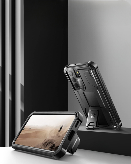 Armored case for Samsung Galaxy S22, Dexnor Full Body, black