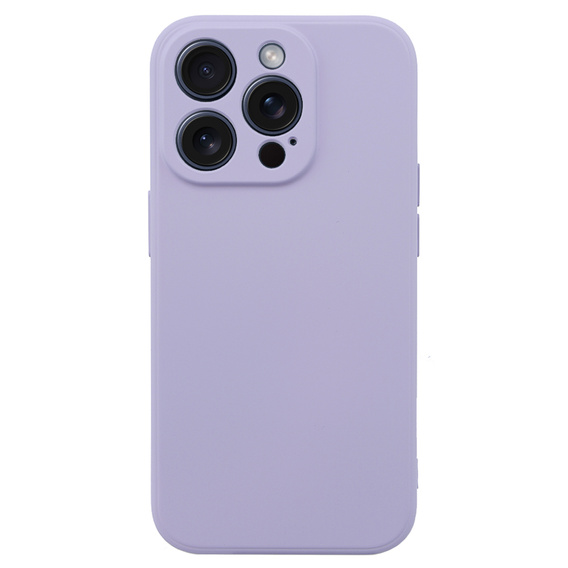 Case for iPhone 15 Pro, Silicone Lite, purple
