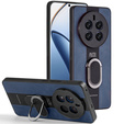 Case for Realme 12 Pro 5G / 12 Pro+ 5G, Leather Kickstand Ring, blue
