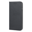 Flip case for Samsung Galaxy A54 5G, Smart Magnetic, black + 9H glass