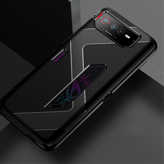 Case for ROG Phone 6 5G, Carbon Gel, black