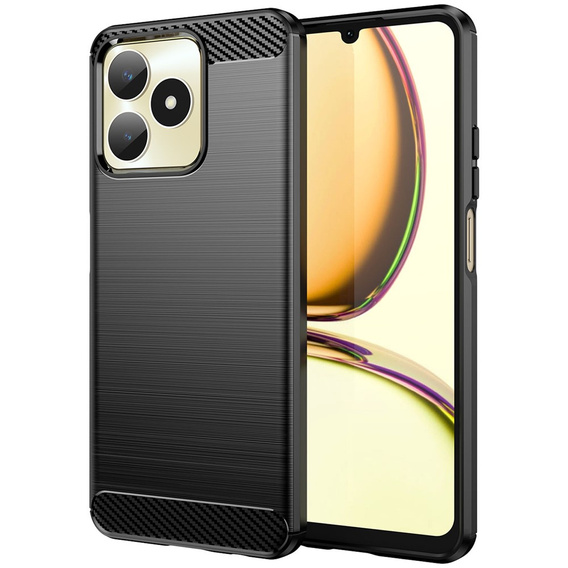 Case for Realme C51, Carbon, black