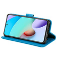 Flip case for Xiaomi Redmi 10, Mandala, blue