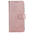 Flip case for Motorola Moto E22 / E22i, Mandala, pink