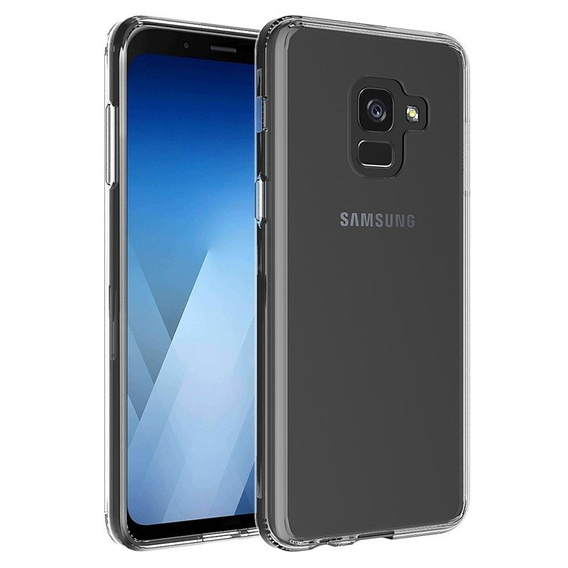 Case for Samsung Galaxy A8 2018, Fusion Hybrid, transparent