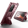 Armored case for Samsung Galaxy S23 Ultra, Dexnor Full Body (Two Frames), red