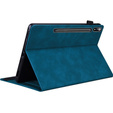 Case for Samsung Galaxy Tab S8 Ultra, Classic, with space for stylus, blue