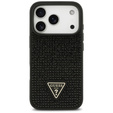 GUESS Rhinestone Triangle Logo Case for iPhone 17 Pro
