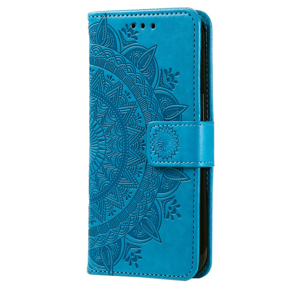 Flip case for Samsung Galaxy A35 5G, Mandala, blue