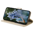 Flip case for Samsung Galaxy A15, Mandala Flower, blue + 9H glass