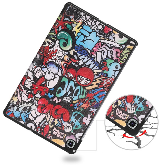 Case for Samsung Galaxy Tab S6 Lite, Smartcase, graffiti