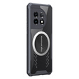 Case for OnePlus 11 5G, with magnetic sheet, transparent / black