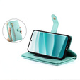Flip case for Xiaomi Redmi Note 14 Pro 5G / Poco X7 5G, Wallet Zipper Pocket, green