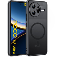 Case for Xiaomi Poco F7 Ultra, for MagSafe, ERBORD Matt Case, black