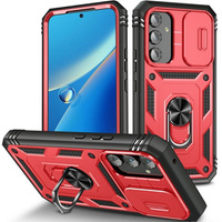Case for Samsung Galaxy A54 5G, CamShield Slide, red / black