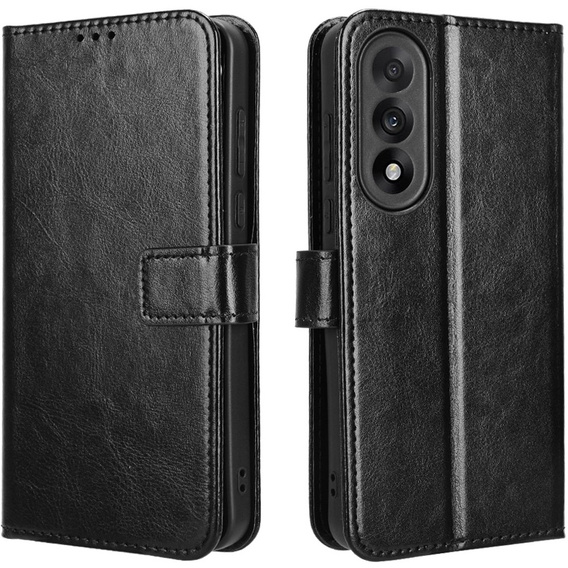 Flip case for OnePlus Nord 5, Crazy Horse Wallet, black