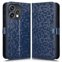 Wallet Rhombus flip case for Oppo Reno 15, blue