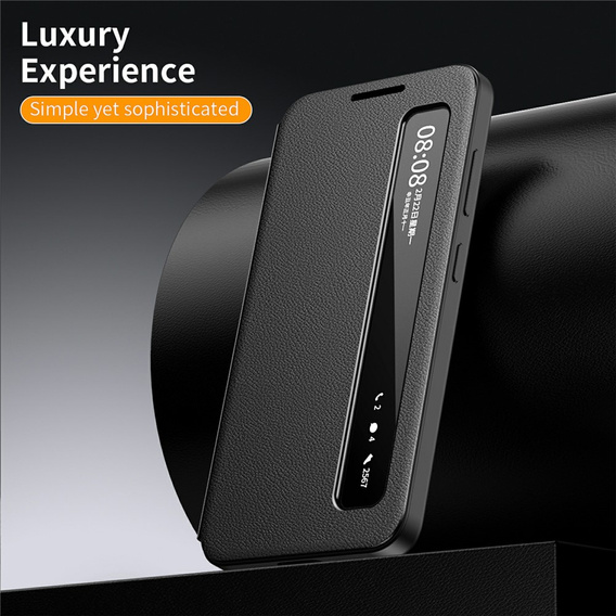 Smart View Window Leather Case for Samsung Galaxy S26 Ultra