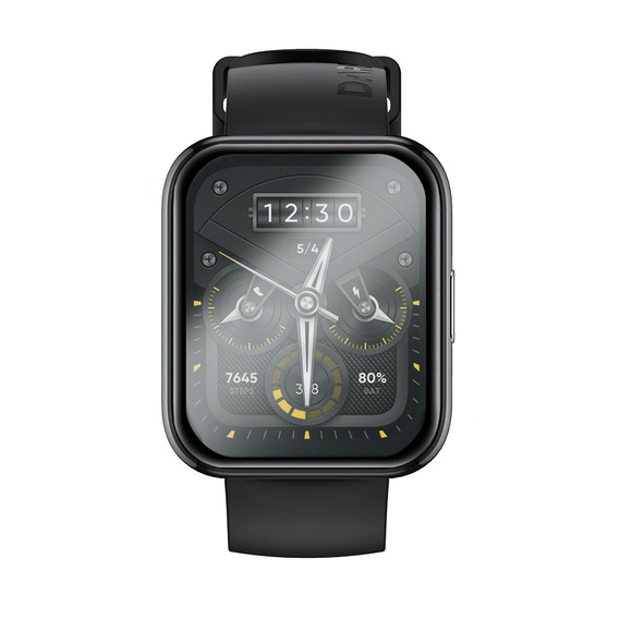 2x ERBORD Hybrid Glass for Realme Watch 3 Pro
