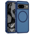 Case with frame for Google Pixel 8A, for MagSafe, blue