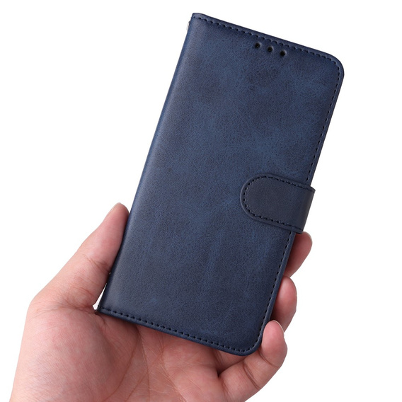 Flip case for Samsung Galaxy A34 5G, Leather Wallet, dark blue