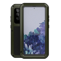 Love Mei Case for Samsung Galaxy S20 FE 4G/5G, armored with glass, green