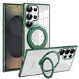 Magnetic Case for Samsung Galaxy S25 Ultra, for MagSafe, green