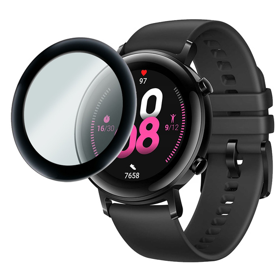 2x ERBORD Hybrid Glass for Huawei Watch GT 2 42MM