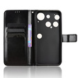 Flip case for Nothing Phone 3 5G, Crazy Horse Wallet, black