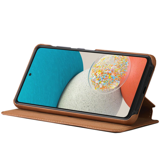 Flip case for Samsung Galaxy A53 5G, LC.IMEEKE, brown