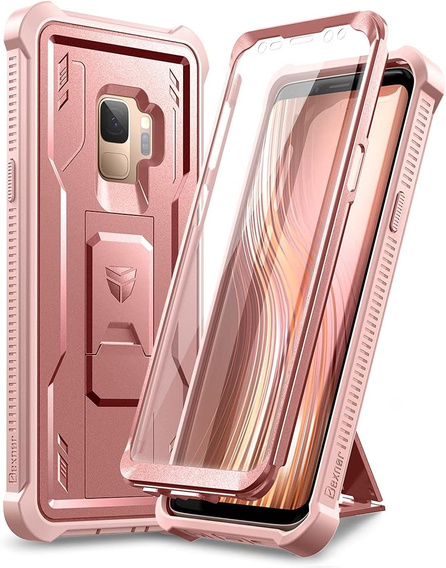 Armored case for Samsung Galaxy S9, Dexnor Full Body, pink