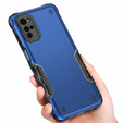 Armored case for Motorola Moto G22, Dual-Layer, blue