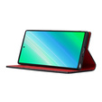 Leather case for Samsung Galaxy S23 Plus, ERBORD Grain Leather, red
