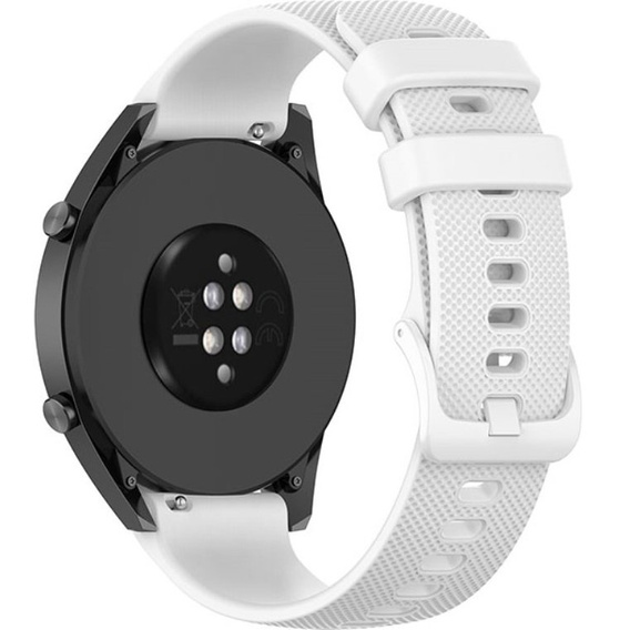 Silicone strap for Huawei Watch GT Runner / GT 3 46mm, White