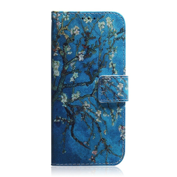 Flip case for Huawei P30 Lite, Wallet, tree, blue