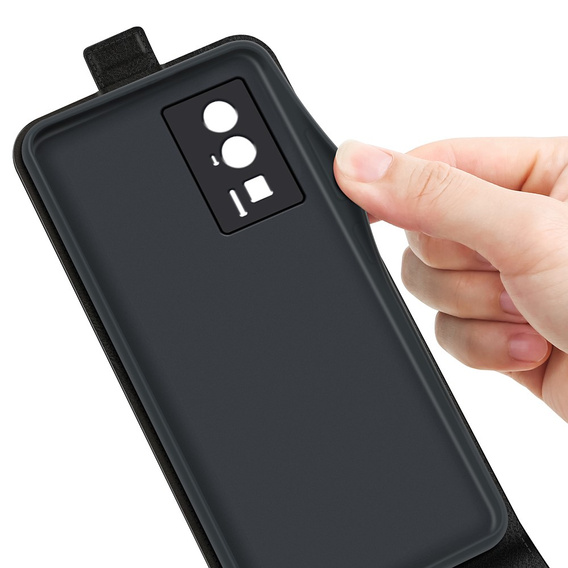 Flip case for Poco F5 Pro 5G, Flip, black